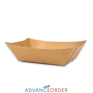 Kraft Small Chip Trays (Chippy) (65x105x40mm) 1x250