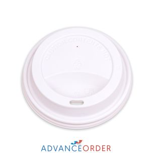JJ 8oz White Cup Lids 1x500