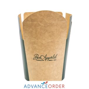 JJ 750ml Kraft Food Box-1x156