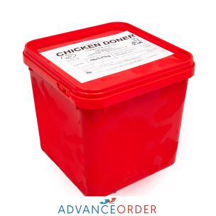 Ali Baba Halal Cooked & Cut Doner Style Chicken Kebab (Tub) 1x2.27kg