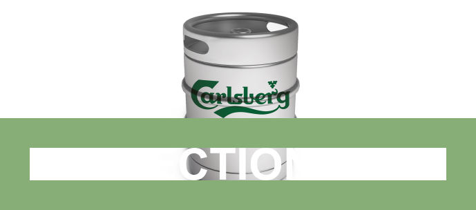 Carlsberg Pilsner Keg (11 Gal) 1x50L