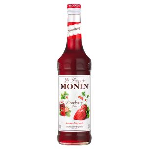 Monin Strawberry Syrup (Glass Bottle)-1x70cl