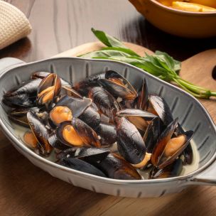 Cooked Chilean Mussels in Whole Shell (Vacuum Packed) 1x1kg
