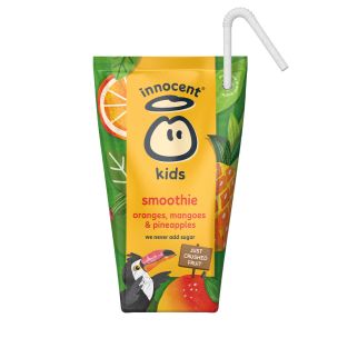 Innocent Oranges, Mangoes & Pineapples Smoothie For Kids 16x150ml