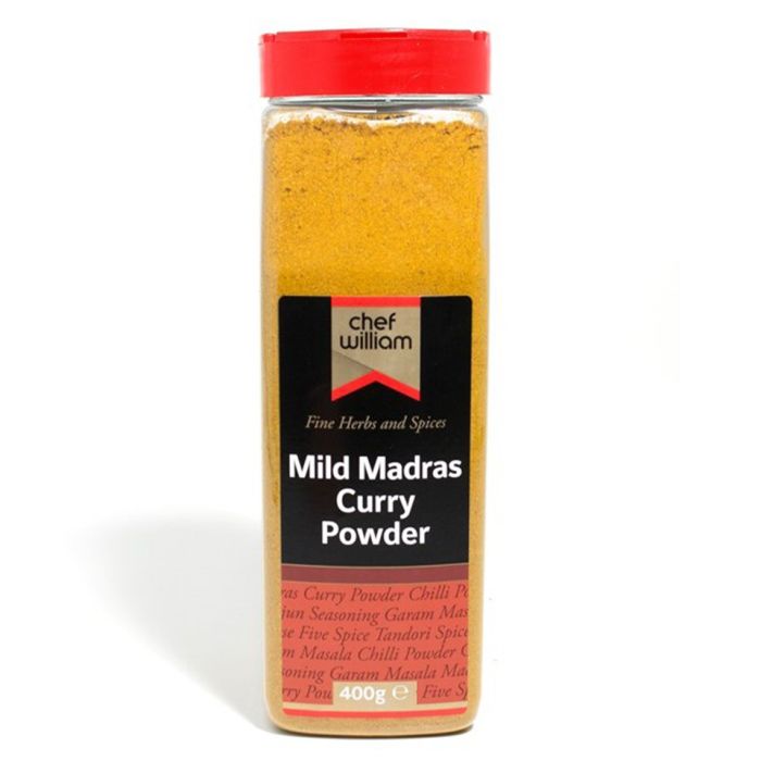 Chef William Mild Madras Curry Powder 1x400g